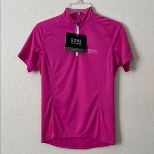 NWT Gore Bike Wear Contest II Lady Cycling Jersey in Pink in Size M